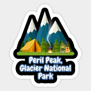 Peril Peak, Glacier National Park Sticker